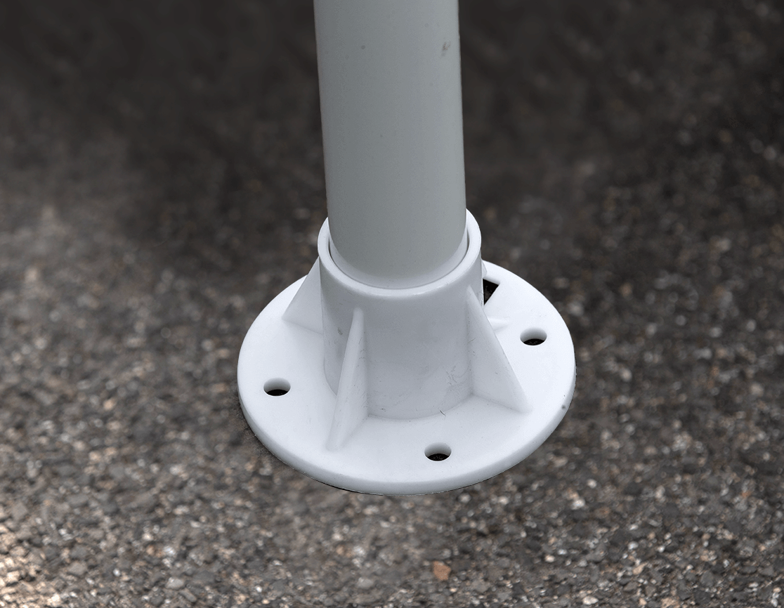 plastic foot base