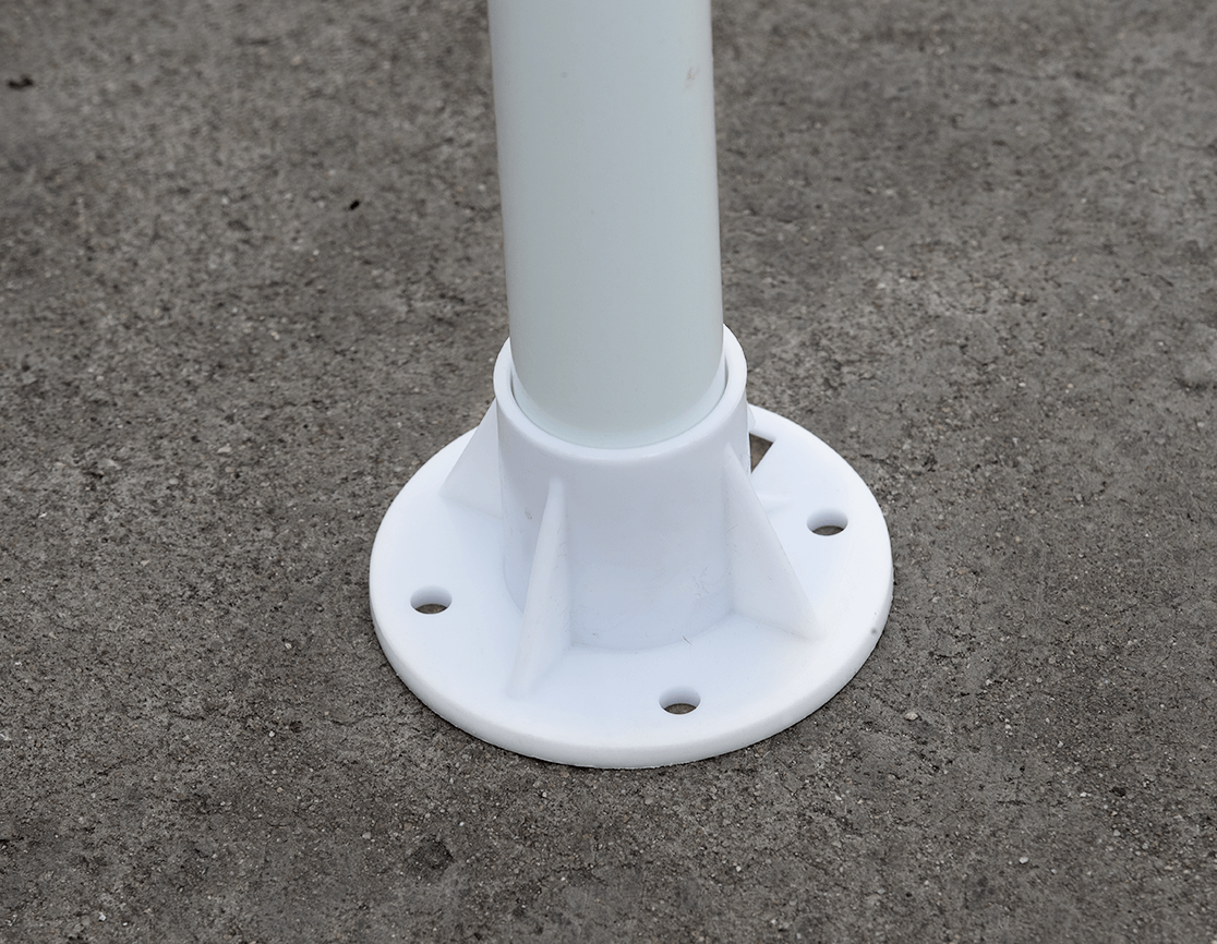 plastic foot base